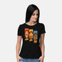 The Good The Bad And The Pup-Womens-Basic-Tee-P1yu5h