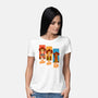 The Good The Bad And The Pup-Womens-Basic-Tee-P1yu5h