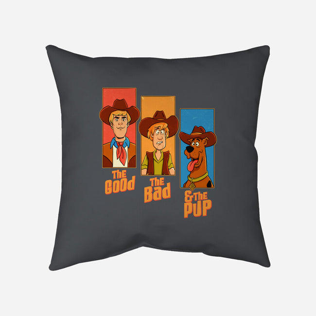 The Good The Bad And The Pup-None-Removable Cover w Insert-Throw Pillow-P1yu5h