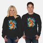 Atomic Koi-Unisex-Crew Neck-Sweatshirt-nickzzarto