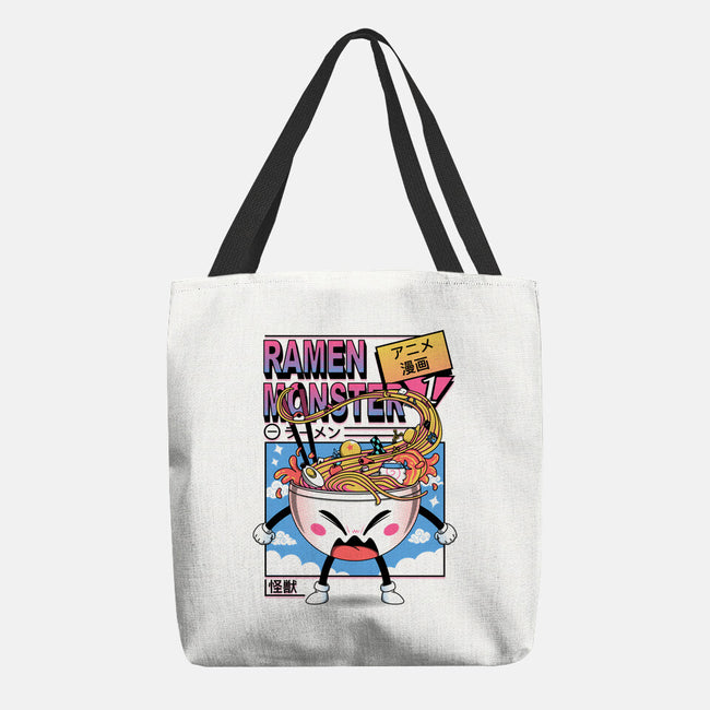Ramen Manga Monster-None-Basic Tote-Bag-Donnie