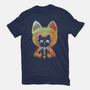 Negative Yokai Cat-Womens-Fitted-Tee-Donnie
