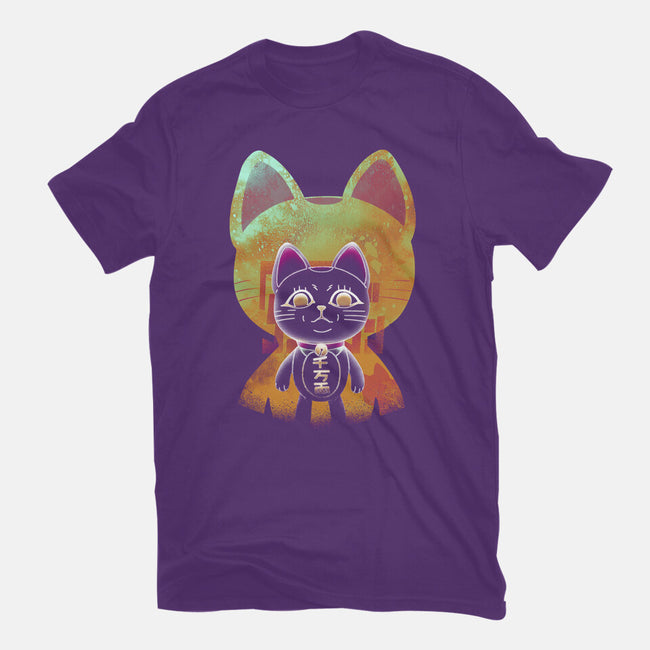 Negative Yokai Cat-Womens-Fitted-Tee-Donnie