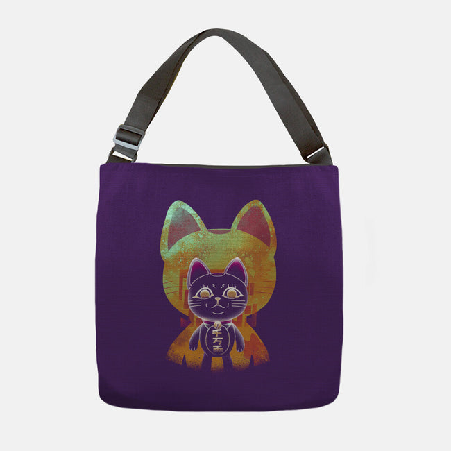 Negative Yokai Cat-None-Adjustable Tote-Bag-Donnie