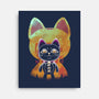 Negative Yokai Cat-None-Stretched-Canvas-Donnie