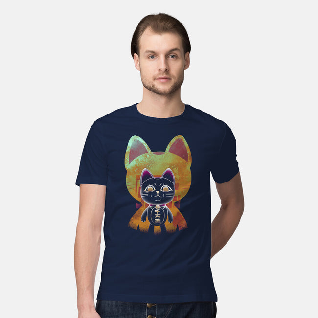 Negative Yokai Cat-Mens-Premium-Tee-Donnie