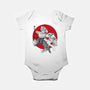 Super Saiyan Vs Fourth Form-Baby-Basic-Onesie-DrMonekers