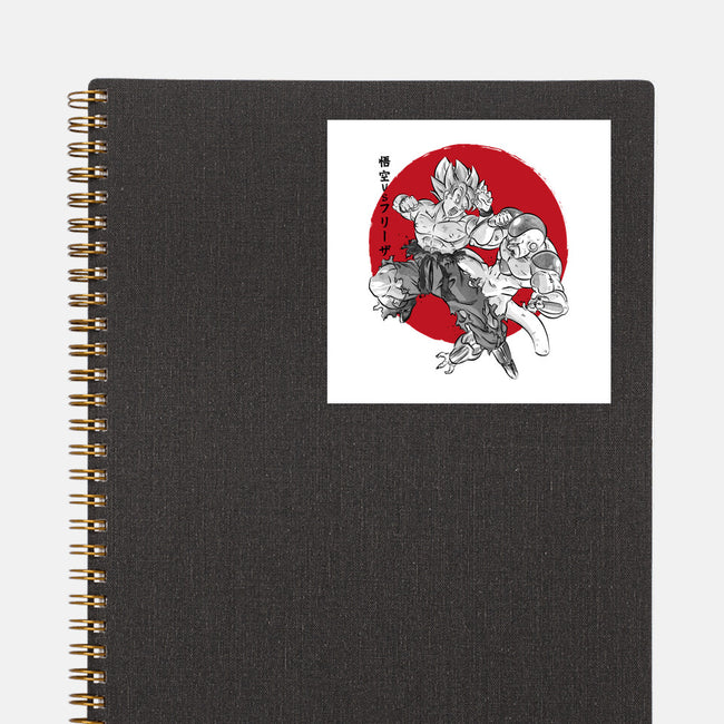 Super Saiyan Vs Fourth Form-None-Glossy-Sticker-DrMonekers