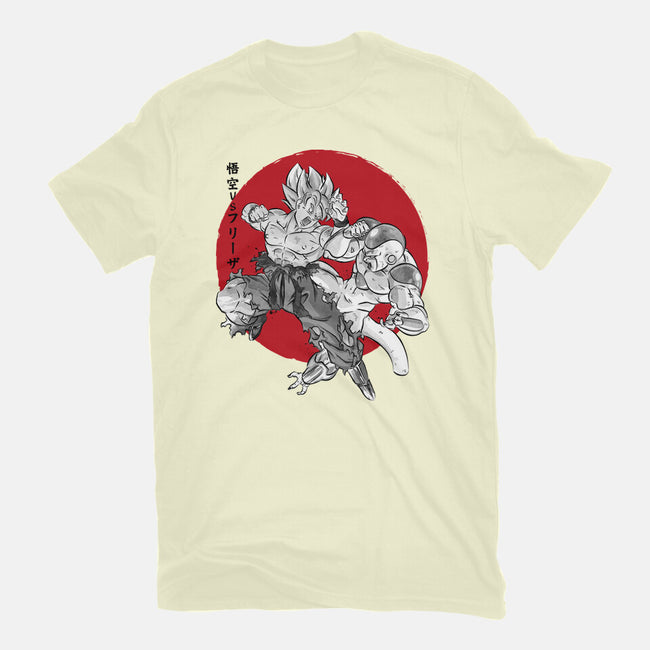 Super Saiyan Vs Fourth Form-Mens-Basic-Tee-DrMonekers