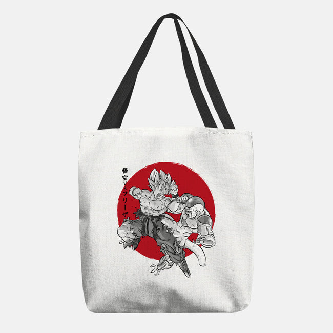 Super Saiyan Vs Fourth Form-None-Basic Tote-Bag-DrMonekers