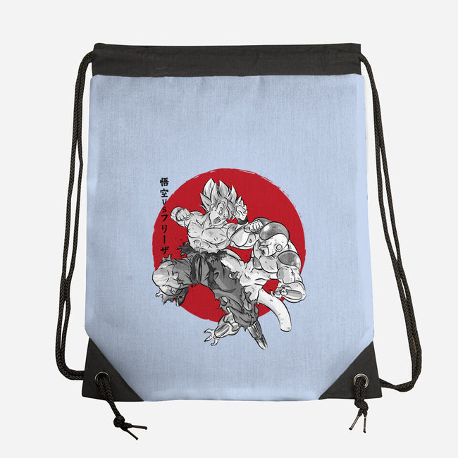 Super Saiyan Vs Fourth Form-None-Drawstring-Bag-DrMonekers