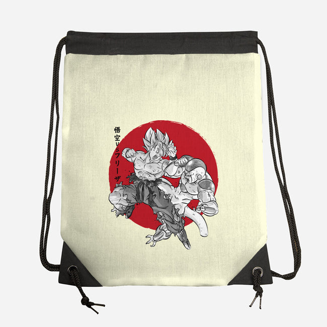 Super Saiyan Vs Fourth Form-None-Drawstring-Bag-DrMonekers