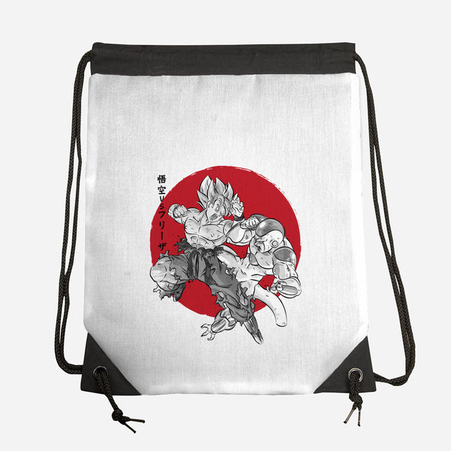 Super Saiyan Vs Fourth Form-None-Drawstring-Bag-DrMonekers