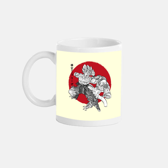 Super Saiyan Vs Fourth Form-None-Mug-Drinkware-DrMonekers