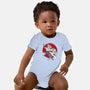 Super Saiyan Vs Fourth Form-Baby-Basic-Onesie-DrMonekers