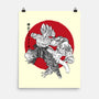 Super Saiyan Vs Fourth Form-None-Matte-Poster-DrMonekers