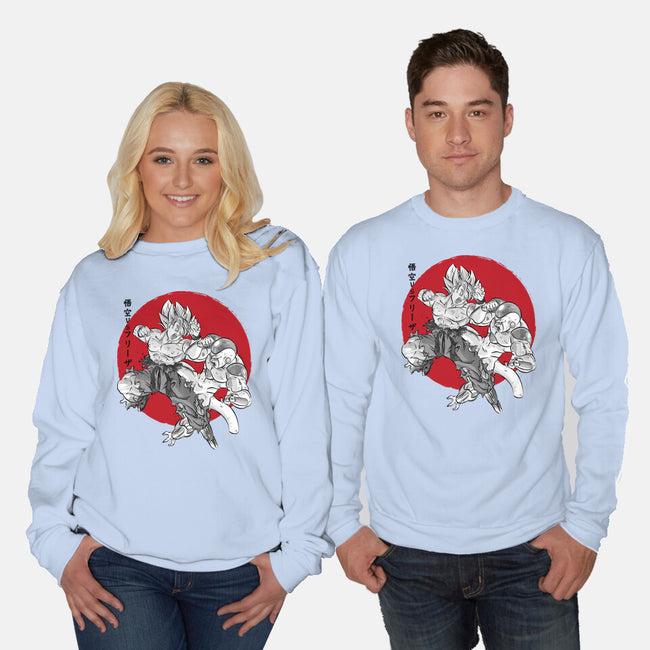 Super Saiyan Vs Fourth Form-Unisex-Crew Neck-Sweatshirt-DrMonekers