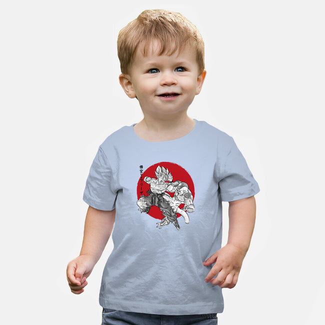 Super Saiyan Vs Fourth Form-Baby-Basic-Tee-DrMonekers