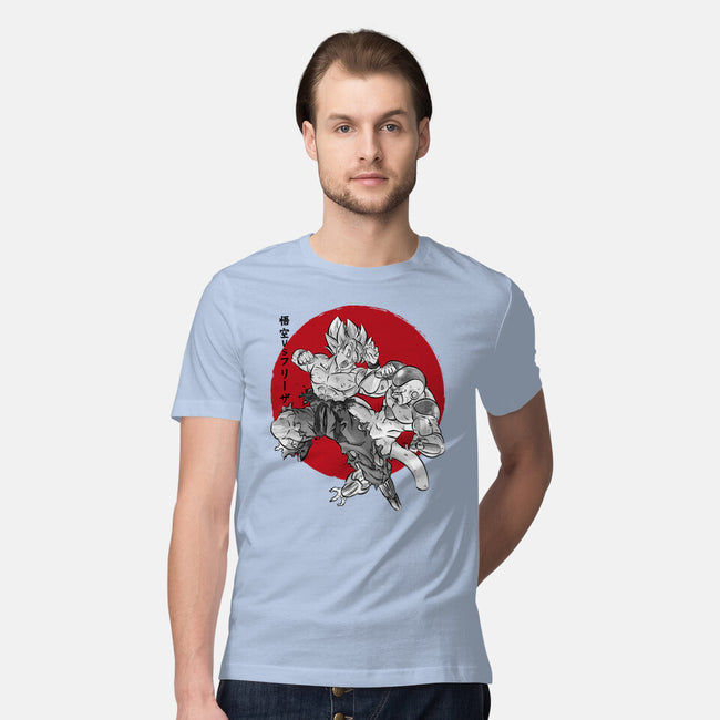 Super Saiyan Vs Fourth Form-Mens-Premium-Tee-DrMonekers