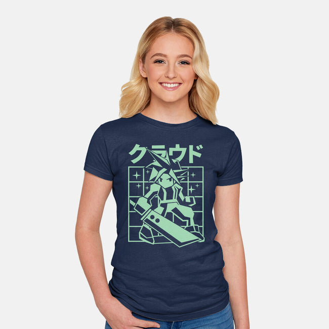 Cloudygon-Womens-Fitted-Tee-arace