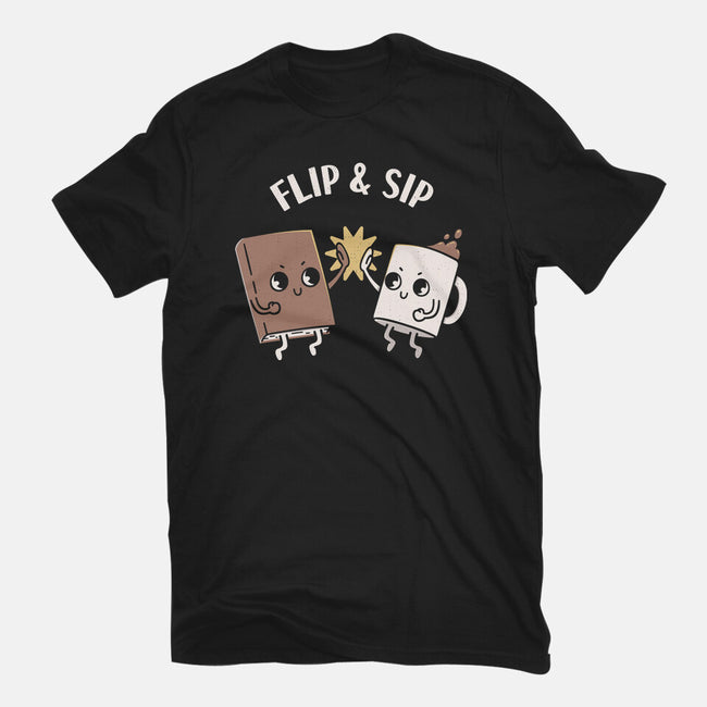 Flip And Sip-Womens-Basic-Tee-rarpoint