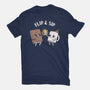Flip And Sip-Womens-Fitted-Tee-rarpoint