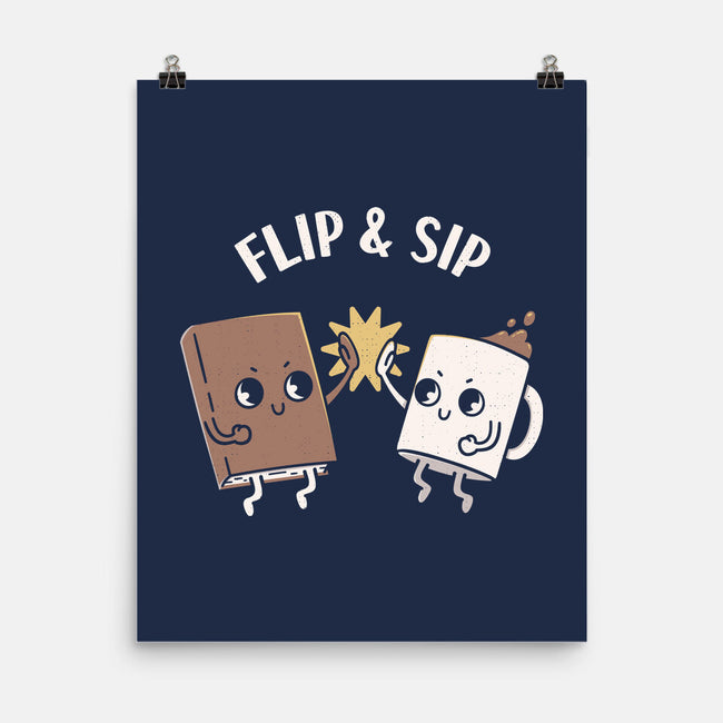 Flip And Sip-None-Matte-Poster-rarpoint