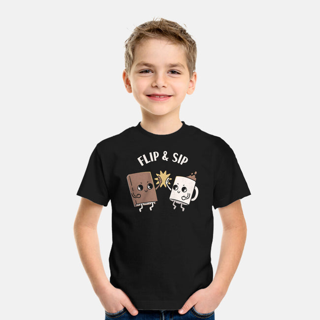Flip And Sip-Youth-Basic-Tee-rarpoint