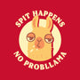 Spit Happens No Probllama-Mens-Basic-Tee-rarpoint