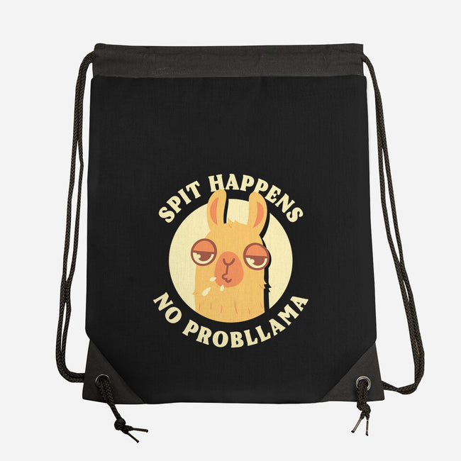 Spit Happens No Probllama-None-Drawstring-Bag-rarpoint