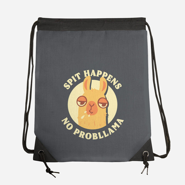 Spit Happens No Probllama-None-Drawstring-Bag-rarpoint