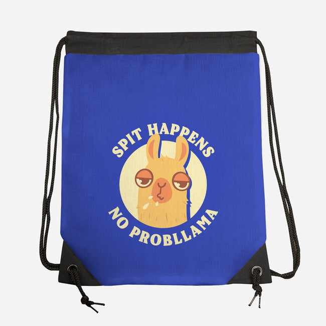 Spit Happens No Probllama-None-Drawstring-Bag-rarpoint