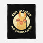 Spit Happens No Probllama-None-Fleece-Blanket-rarpoint