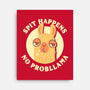 Spit Happens No Probllama-None-Stretched-Canvas-rarpoint