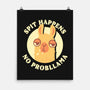 Spit Happens No Probllama-None-Matte-Poster-rarpoint