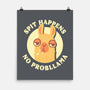 Spit Happens No Probllama-None-Matte-Poster-rarpoint