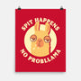 Spit Happens No Probllama-None-Matte-Poster-rarpoint