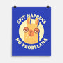 Spit Happens No Probllama-None-Matte-Poster-rarpoint