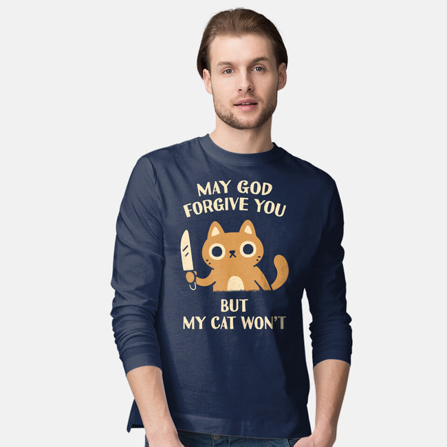 May God Forgive You-Mens-Long Sleeved-Tee-rarpoint