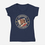 Certified Napybara-Womens-V-Neck-Tee-rarpoint