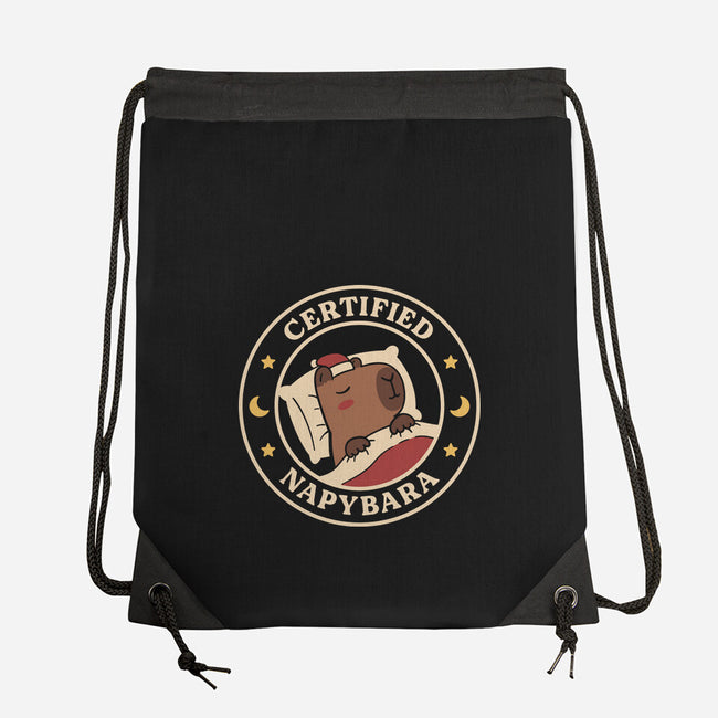 Certified Napybara-None-Drawstring-Bag-rarpoint