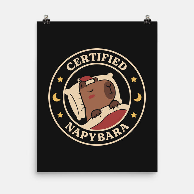 Certified Napybara-None-Matte-Poster-rarpoint