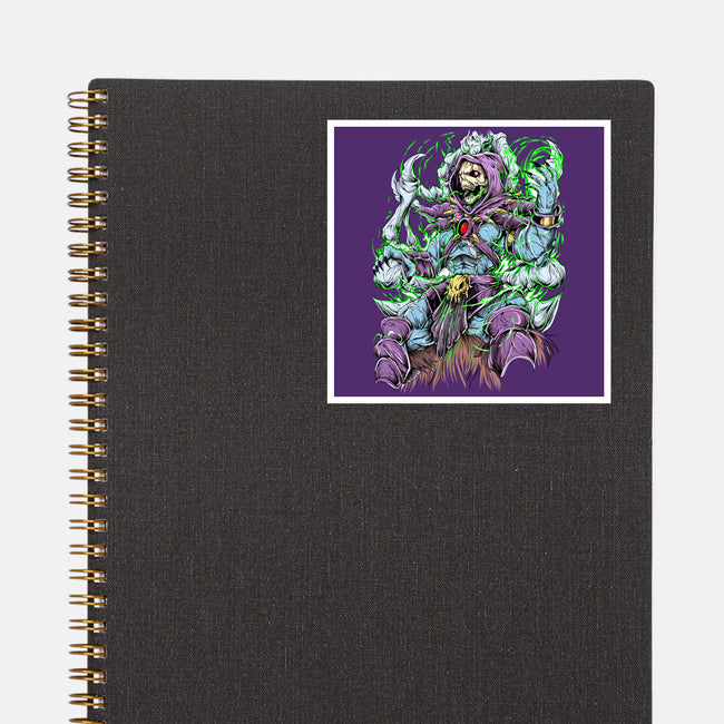 King Skeleton-None-Glossy-Sticker-Guilherme magno de oliveira