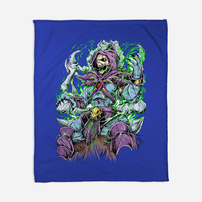 King Skeleton-None-Fleece-Blanket-Guilherme magno de oliveira