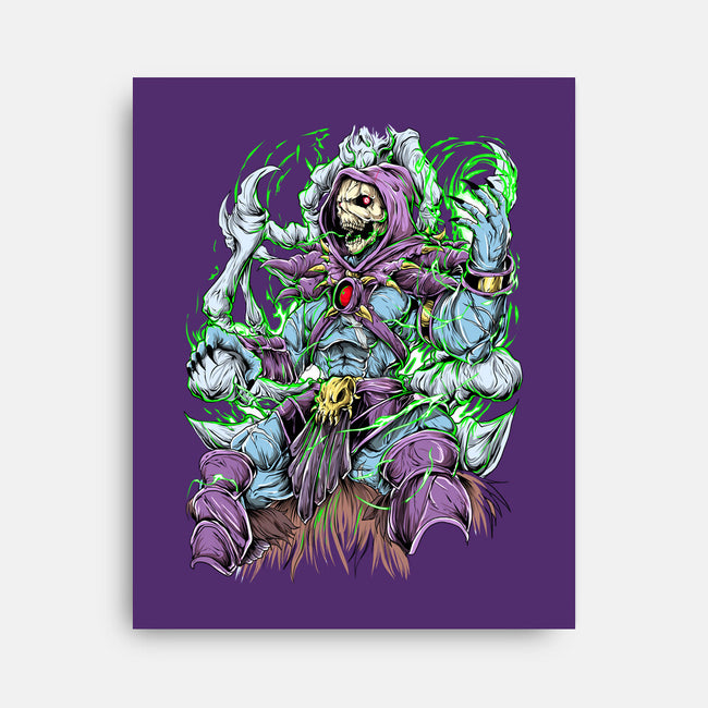 King Skeleton-None-Stretched-Canvas-Guilherme magno de oliveira