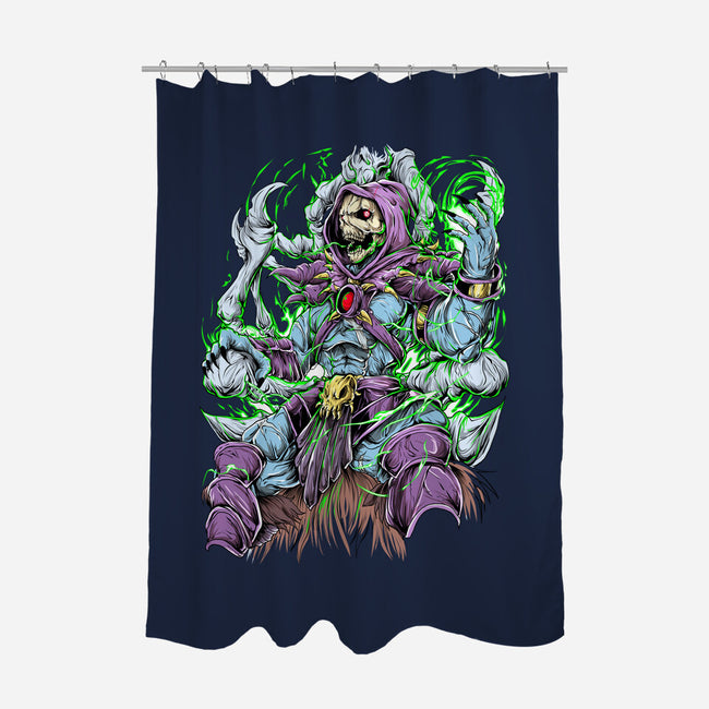 King Skeleton-None-Polyester-Shower Curtain-Guilherme magno de oliveira