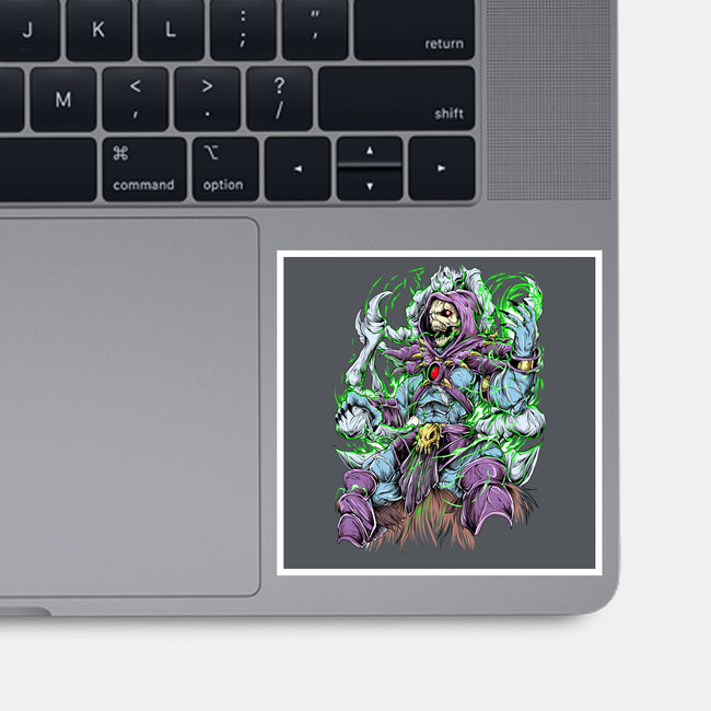 King Skeleton-None-Glossy-Sticker-Guilherme magno de oliveira
