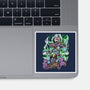 King Skeleton-None-Glossy-Sticker-Guilherme magno de oliveira