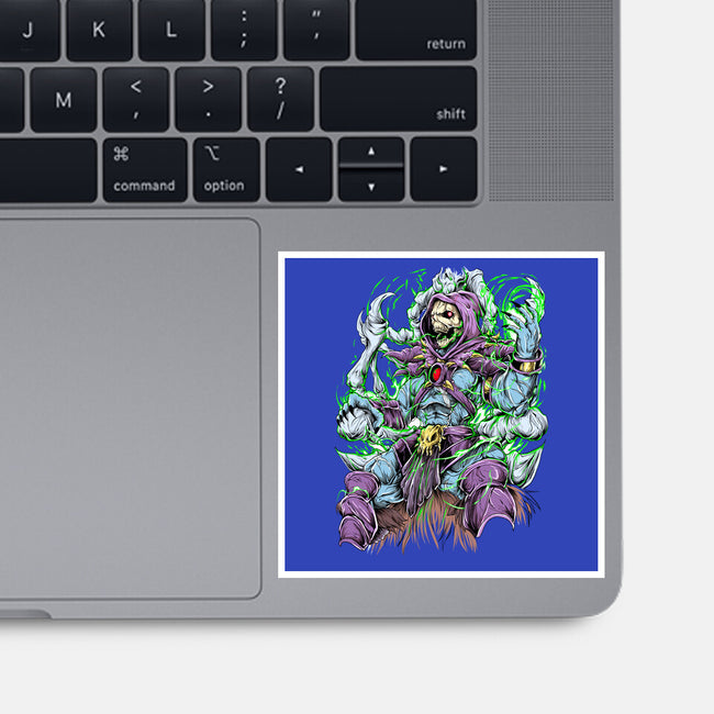 King Skeleton-None-Glossy-Sticker-Guilherme magno de oliveira
