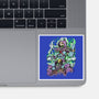 King Skeleton-None-Glossy-Sticker-Guilherme magno de oliveira